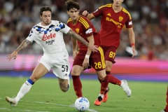 Serie a football match AS Roma vs Atalanta BC