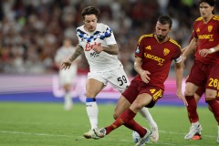 Serie a football match AS Roma vs Atalanta BC