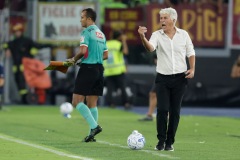 Serie a football match AS Roma vs Atalanta BC
