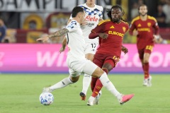 Serie a football match AS Roma vs Atalanta BC