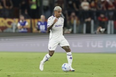 Italy: Serie a football match AS Roma vs Fiorentina