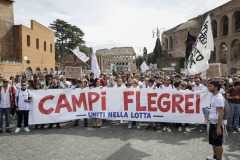 Campi Flegrei Protest in Rome