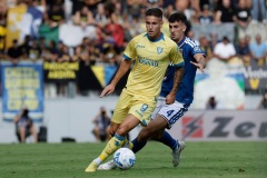 Serie a football match Frosinone Calcio vs Como