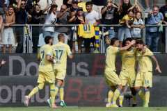 Serie a football match Frosinone Calcio vs Como