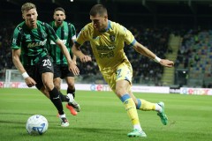 Serie a football match Frosinone Calcio vs Sassuolo