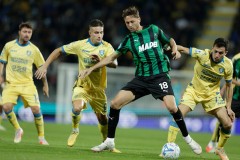 Serie a football match Frosinone Calcio vs Sassuolo