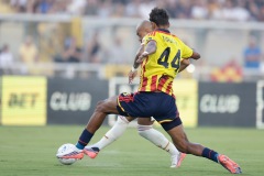 Serie a football match Lecce vs AS Roma