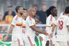 Serie a football match Lecce vs AS Roma