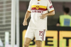 Serie a football match Lecce vs AS Roma