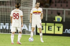 Serie a football match Lecce vs AS Roma