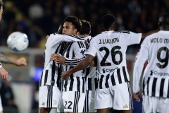 Serie a football match Lecce vs juventus