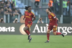 Serie a football match AS Roma vs Inter