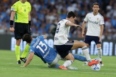 Italy: Serie a football match SSC Napoli vs Como