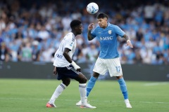 Italy: Serie a football match SSC Napoli vs Como