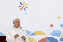 Pastoral visit by His Holiness Pope Leo XIV to Naples: he meets the public in Piazza del Plebiscito, Naples, 8 May 2026.