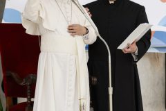Pastoral visit by His Holiness Pope Leo XIV to Naples: he meets the public in Piazza del Plebiscito, Naples, 8 May 2026.