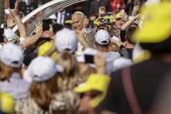 Pastoral visit by His Holiness Pope Leo XIV to Naples: he meets the public in Piazza del Plebiscito, Naples, 8 May 2026.