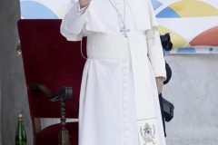Pastoral visit by His Holiness Pope Leo XIV to Naples: he meets the public in Piazza del Plebiscito, Naples, 8 May 2026.